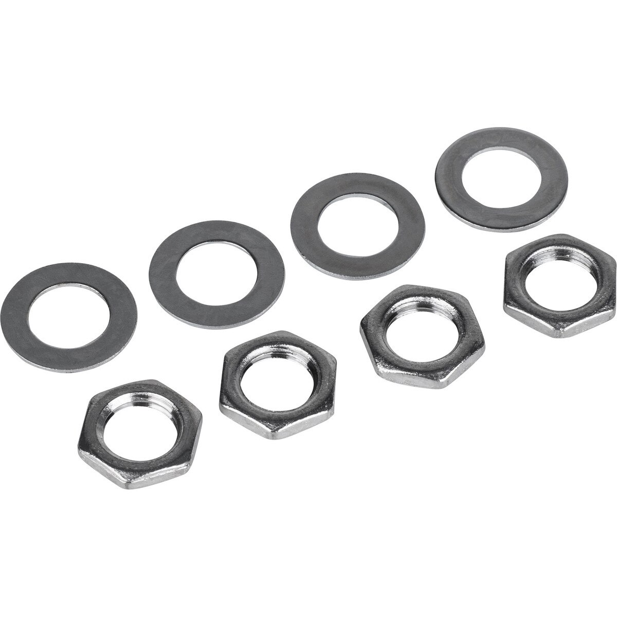 M7 Shaft Nuts and Washers for 1/4" (6.3mm) Potentiometer / Volume